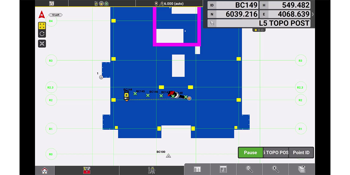 Using the AP20 with the Auto point/line selection tool in Leica iCON build